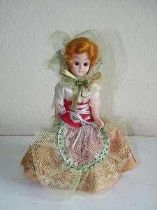 Vintage 1960s Irish Ireland Lass Doll 4425  