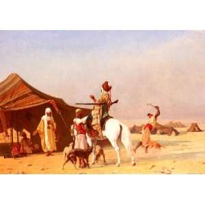   , painting name Its the Emir, By Boulanger Gustave 