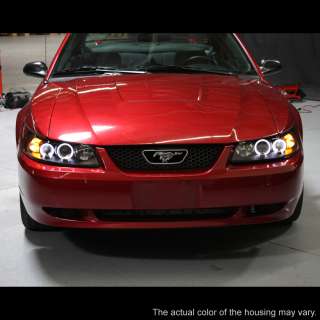 SONAR 99 04 FORD MUSTANG LED HALO PROJECTOR HEADLIGHTS  