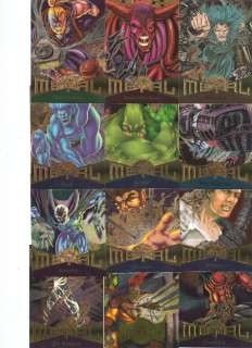   Metal 12 card lot Beast Weapon X Dr. Strange War Machine Mondo  
