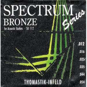  Thomastik SB112 Spectrum Bronze Guitar Set Med Light 