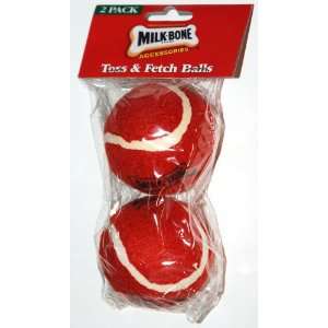  Milk Bone, Red Toss and Fetch Balls   2 Pack (1 Set 