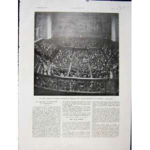  Sorbonne Amphitheatre Congress French Print 1931