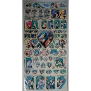  Vocaloid Project Diva Miku Hatsune LARGE Stickers Sheet #4 
