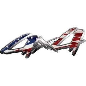  4x4 Truck, SUV or ATV Decals American Flag   2.25 h x 6 