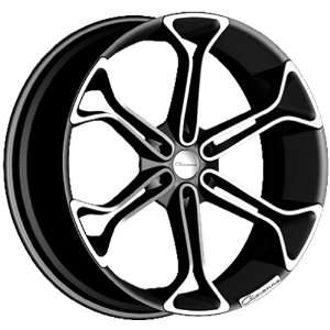  Giovanna King6 Matte Black Wheel with Machined Lip (24x10 
