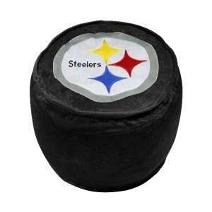  Pittsburgh Steelers Black Inflatable Seat/Ottoman Sports 