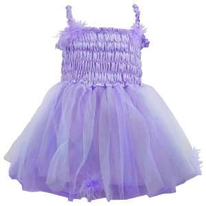    Lavender Pom Pom Fairy Princess Dress Size Large Toys & Games