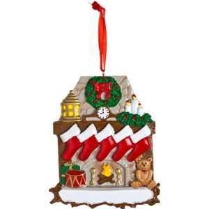 Fireplace Family Personalized Ornaments