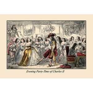 Evening Party   Time of Charles II   20x30 Gallery Wrapped Canvas 