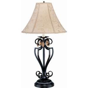   Stamford Oil Rubbed Bronze Curled Table Lamp   C4430