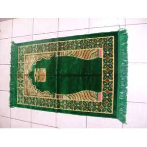 Islamic Prayer Rug   Fine Velvet Fabric   Colors and Designs Will Vary 