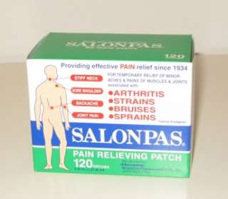 NIB Salonpas External Pain Relieving Patch 120 Counts  