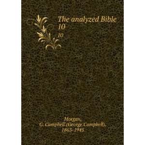  The analyzed Bible. 10 G. Campbell (George Campbell 