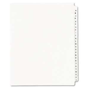  Avery® Style Legal Side Tab Dividers, Tab Titles A Z, 11 