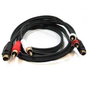  50ft S Video + RCA Stereo Audio Cable Electronics