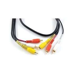  Luxtronic 50 Ft Composite Audio/Video Dubbing Cable Color Coded Rca 