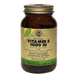  Vitamin E 1000 IU (d Alpha Tocopherols & Mixed Tocopherols 