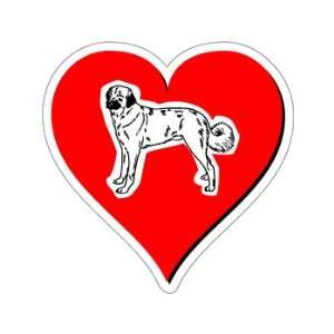  Anatolian Shepherd Dog Love   Window Bumper Sticker 