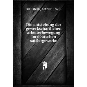   im deutschen sattlergewerbe Arthur, 1878  Blaustein Books