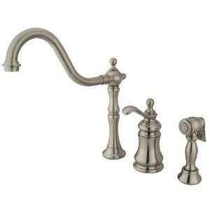 Gourmetier GS7808TPLBS Templeton Widespread Kitchen Faucet with Single 