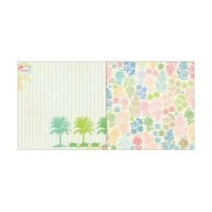  Websters Pages Palm Beach Double Sided Paper 12X12 Turtle 