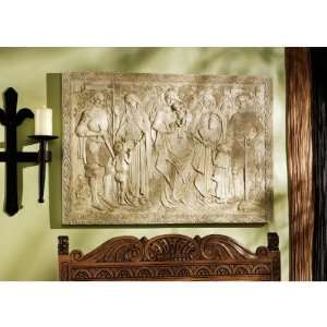   Design European Maiden Virtues Sculptural Frieze Decor