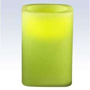  Mark Feldstein Flameless Candle 4in. Sq. Citrus, LED lasts 