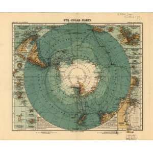  1912 map of Antarctica