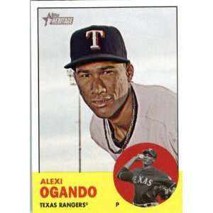  2012 Topps Heritage 303 Alexi Ogando   Texas Rangers 