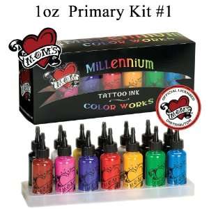  Millennium Moms Tattoo Inks Boxed Kit with 14     1oz 