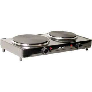 Aroma AHP 312 Double Burner Diecast Hot Plate