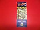 HS251 Vintage 1954 Official Ontario Canada Road Map by Dept of 