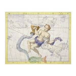  of Aquarius, Plate 9 from Atlas Coelestis, by John Flamsteed 