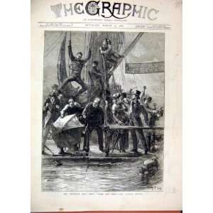  1880 University Boat Race Comedy Celebrations Print