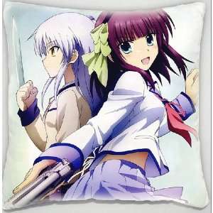  Anime Throw Pillow Covers Cushion Covers Pillowcase Angel Beats 