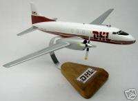 cv 580 dhl convair 580 airplane wood model big  