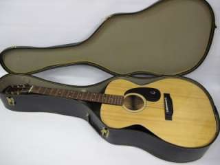 Epiphone FT 120 Acoustic Guitar w/ Case GOOD  