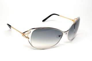 FRED VOLUTE N2 101 SUNGLASSES SILVER/GOLD GREY LENSES  