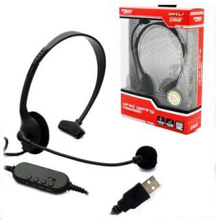   NEW** Playstation3 PS3 Gamer Chat Headset w/Volume Control KMD P3 5747