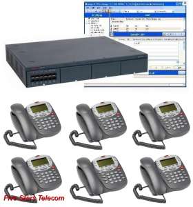 Avaya IP500 V2 VoIP System Package w/ 6 5410 Phone & VM  