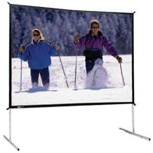  Fold Deluxe Screen System. 9FT X 12FT FAST FOLD 104X140IN VIEWABLE 