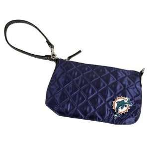  Littlearth Miami Dolphins Quilted Wristlet Sports 