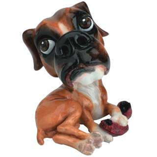 Little Paws   Knuckles Boxer Fawn Dog Collectible Figurine  