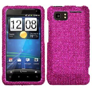   Phone Protector Cover Case for HTC VIVID HOLIDAY AT&T Pink H  