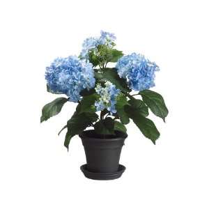   Potted Artificial Blue Annabelle Hydrangea Plants 18