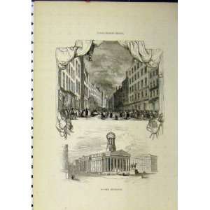    Saltmarket Street Exterior Exchange Victorian Print