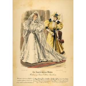  Victorian Wedding Dress Bride Bridesmaid Bridal Fashion Clothing 