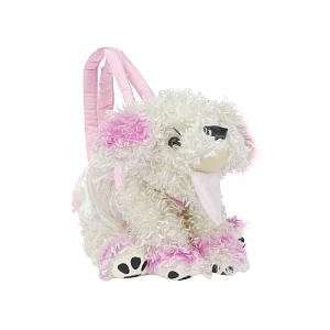  Fancy Nancy Frenchy Dog Purse   White and Pink Toys 