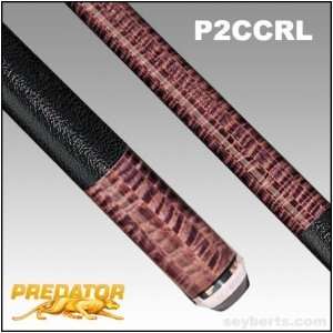  P2 Charcoal Real Leather Wrap Pool Cue